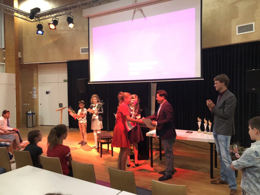 Toonladder Wedstrijd 2018 Pianoschool Apeldoorn Jules van den doel, marja hooijmans, j. toonladder wedstrijd 2018 pianoschool